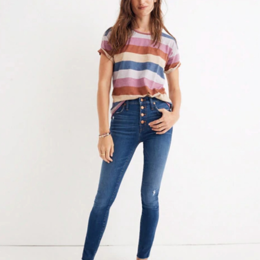 Madewell 9” button up jeans